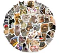 Gato Gatitos - Set De 50 Stickers / Calcomanias / Pegatinas - Miniatura 1