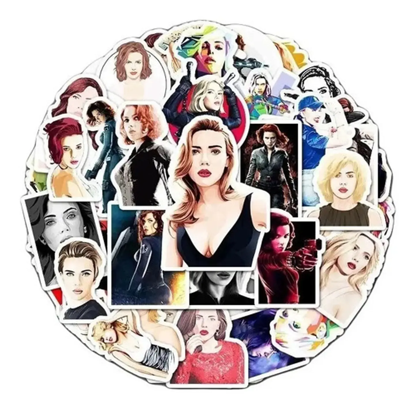 Scarlett Johansson - Set De 50 Stickers / Calcomanias 1