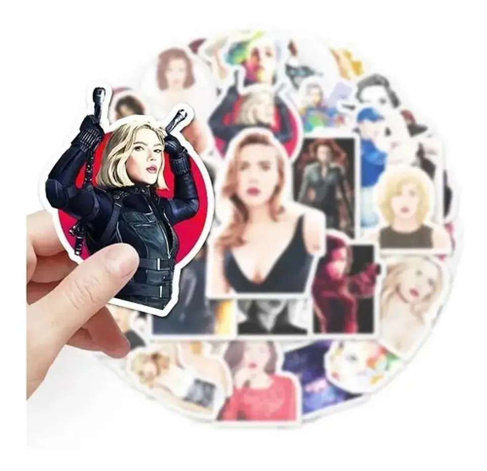 Scarlett Johansson - Set De 50 Stickers / Calcomanias 2