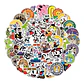 Cuphead - Set De 50 Stickers / Calcomanias / Pegatinas - Miniatura 1