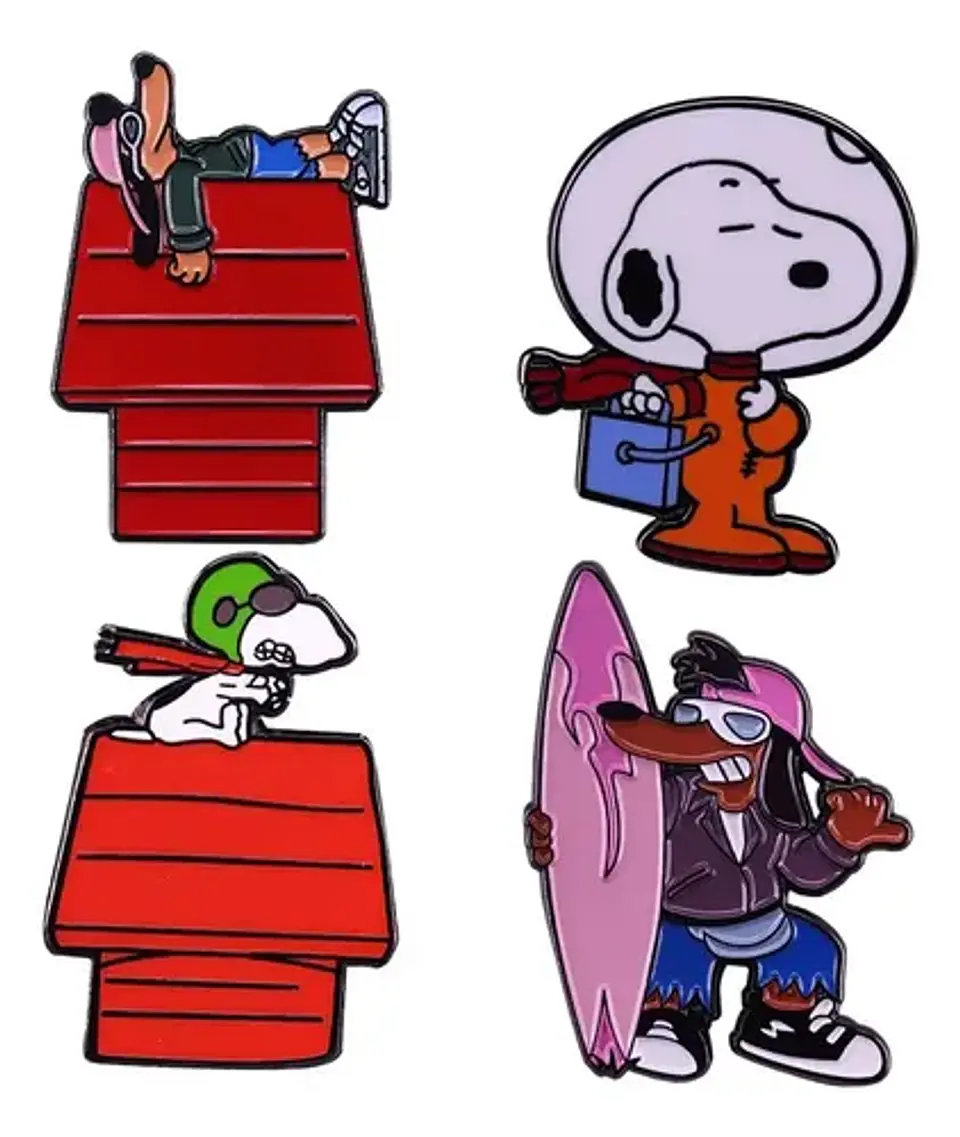 Pins De Snoopy / Peanuts / (pines) Broches Metálicos 9