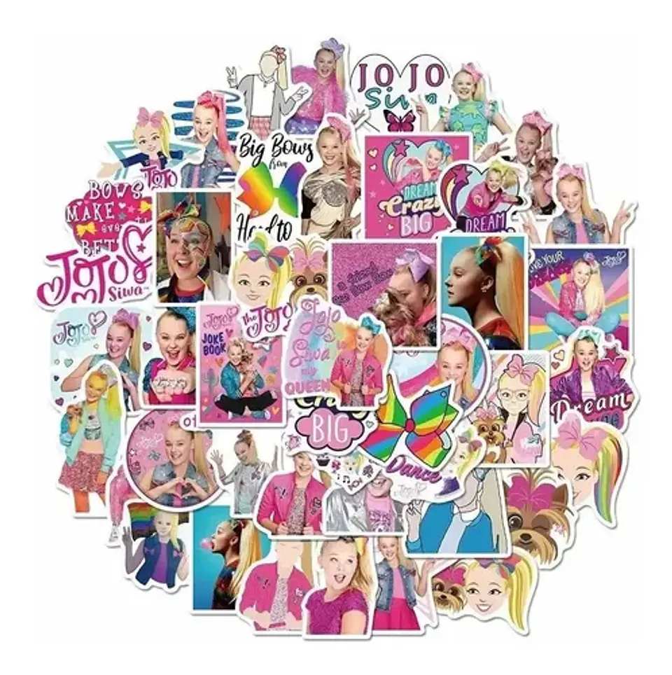 Jojo Siwa - Set De 50 Stickers / Calcomanias / Pegatinas 1