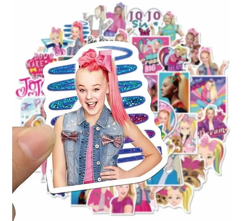 Jojo Siwa - Set De 50 Stickers / Calcomanias / Pegatinas