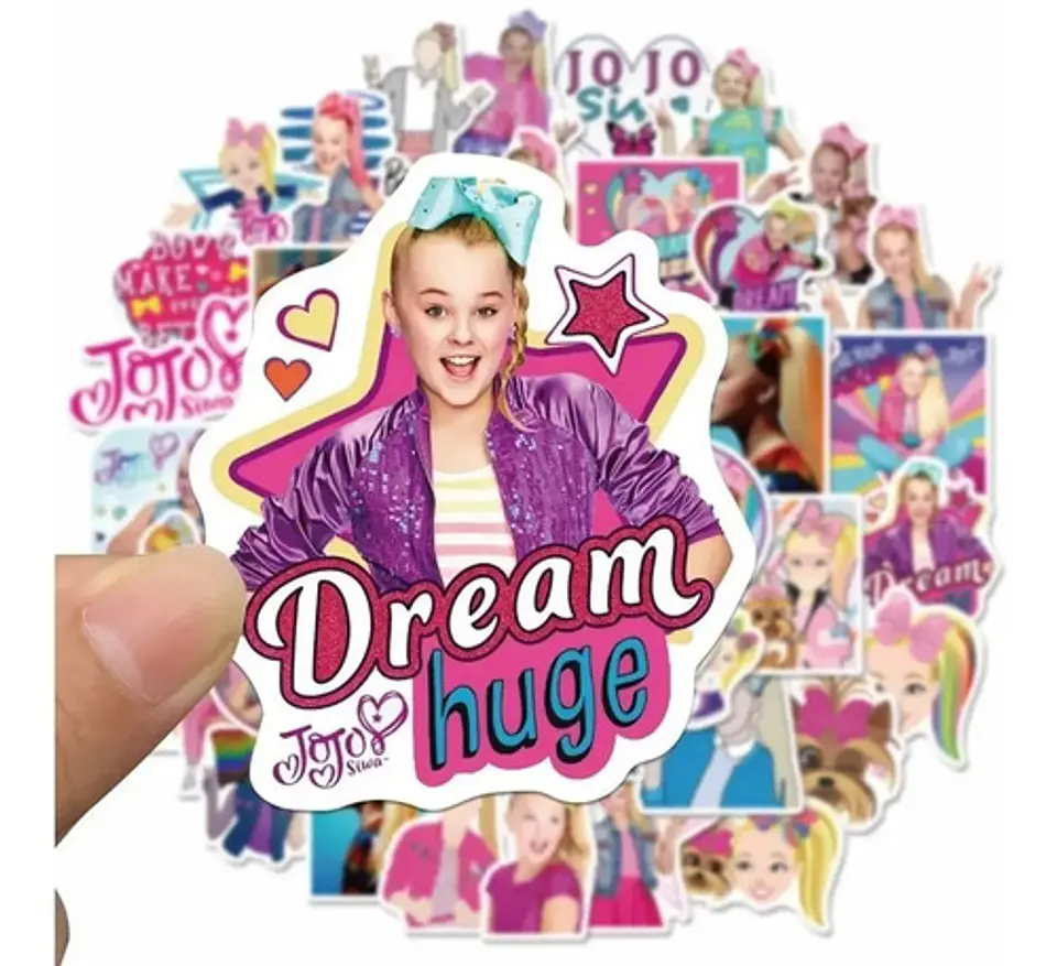 Jojo Siwa - Set De 50 Stickers / Calcomanias / Pegatinas 3