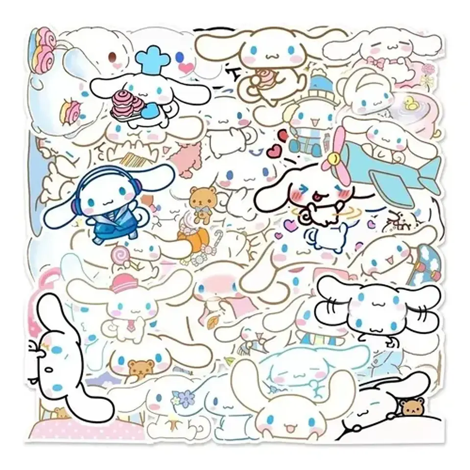 Cinnamoroll - Set De 50 Stickers / Calcomanias / Pegatinas 2