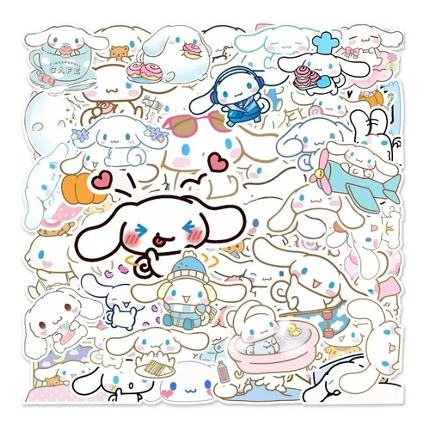 Cinnamoroll - Set De 50 Stickers / Calcomanias / Pegatinas 3
