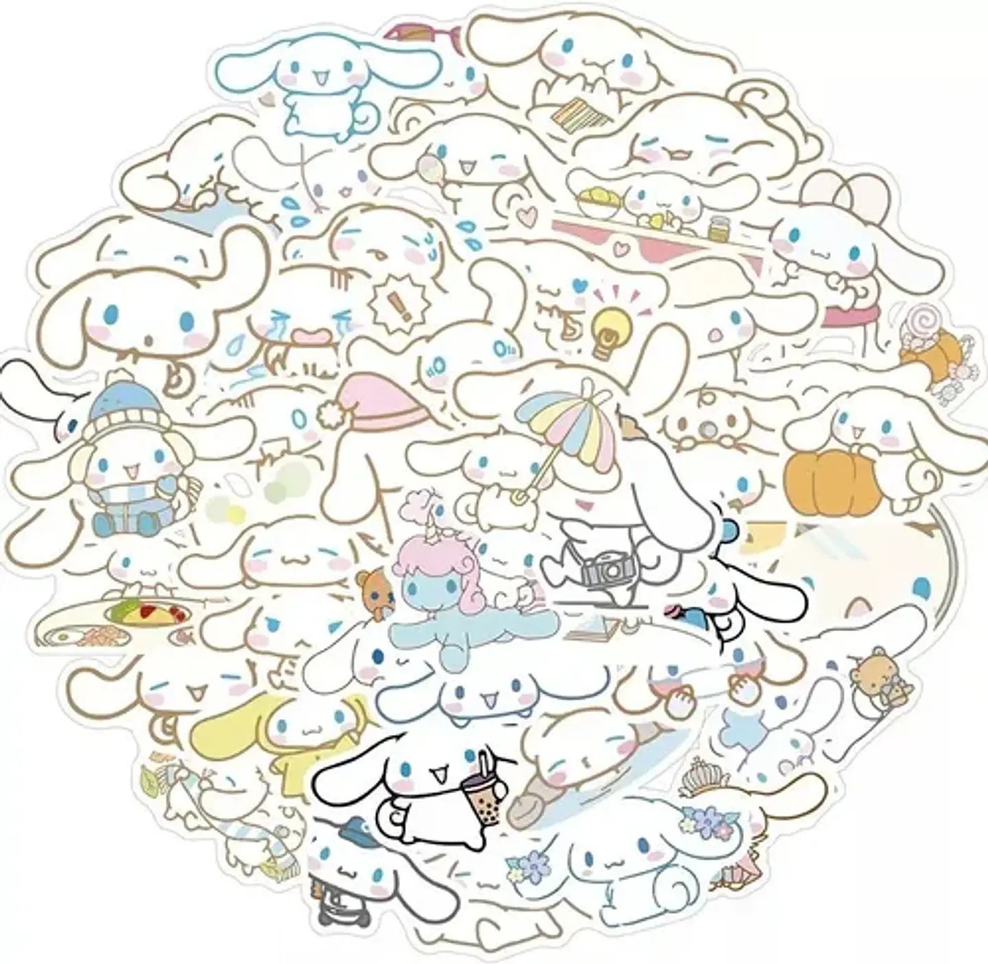 Cinnamoroll - Set De 50 Stickers / Calcomanias / Pegatinas 6