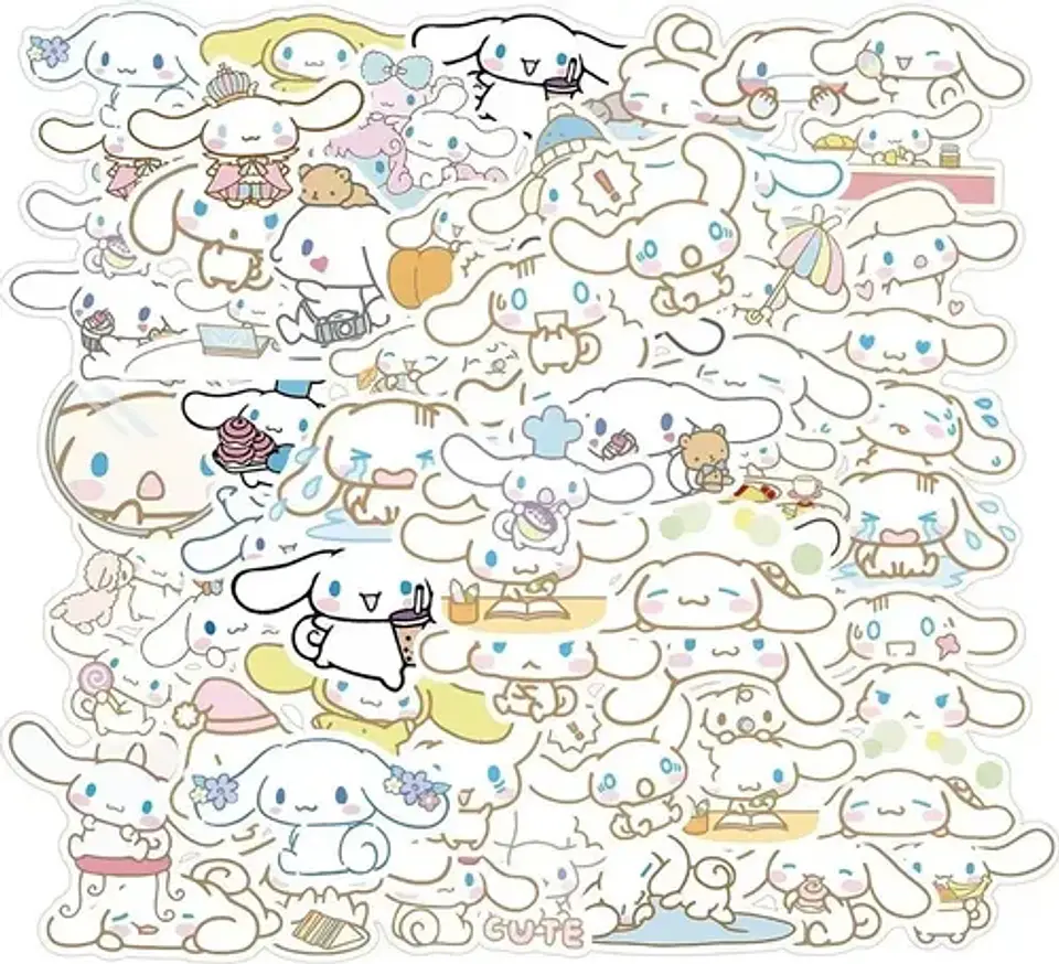 Cinnamoroll - Set De 50 Stickers / Calcomanias / Pegatinas 7