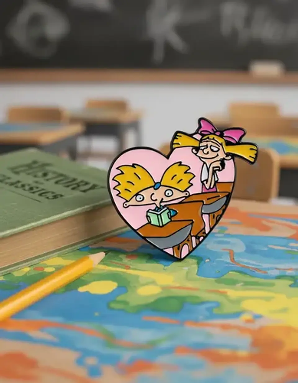 Pins De Helga G. Pataki / Hey, Arnold! / Broches Metálicos 12