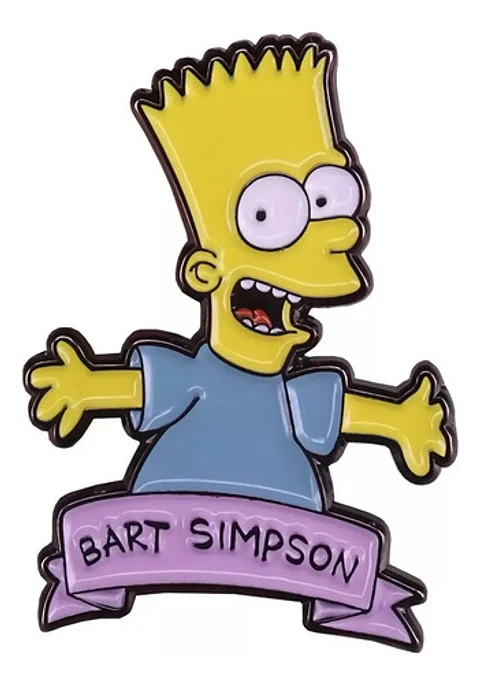 Pins De Bart Simpson / Los Simpson / Broches Metálicos