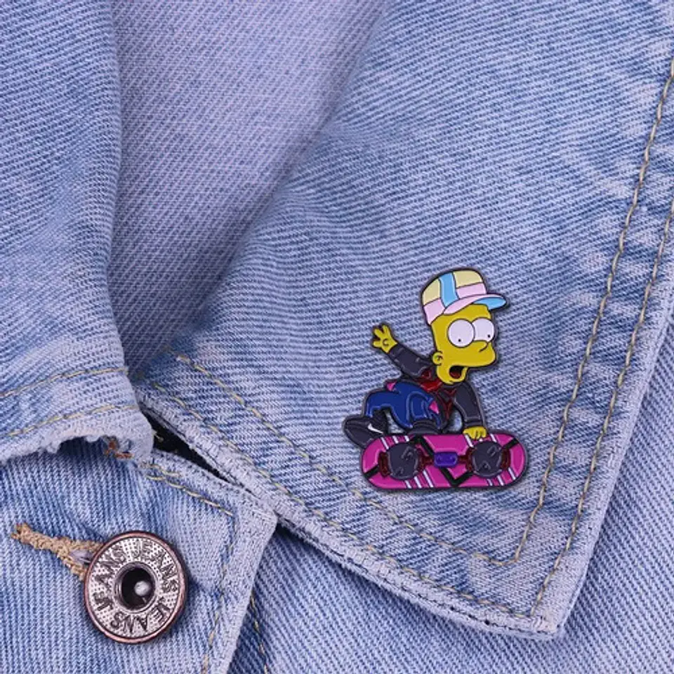 Pins De Bart Simpson / Los Simpson / Broches Metálicos 7