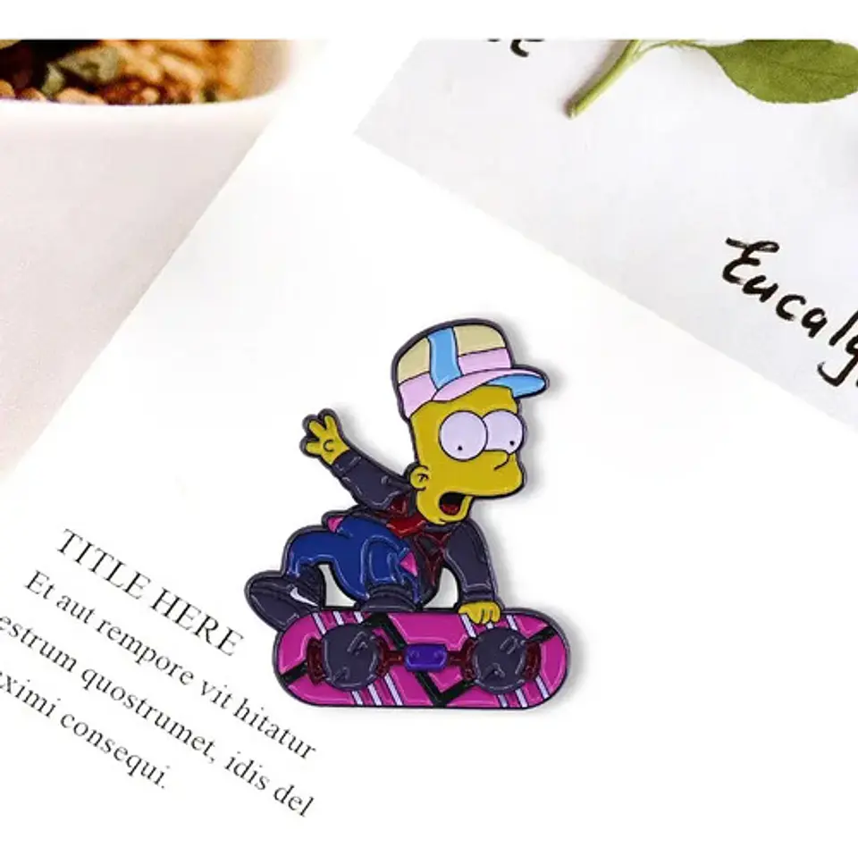 Pins De Bart Simpson / Los Simpson / Broches Metálicos 8