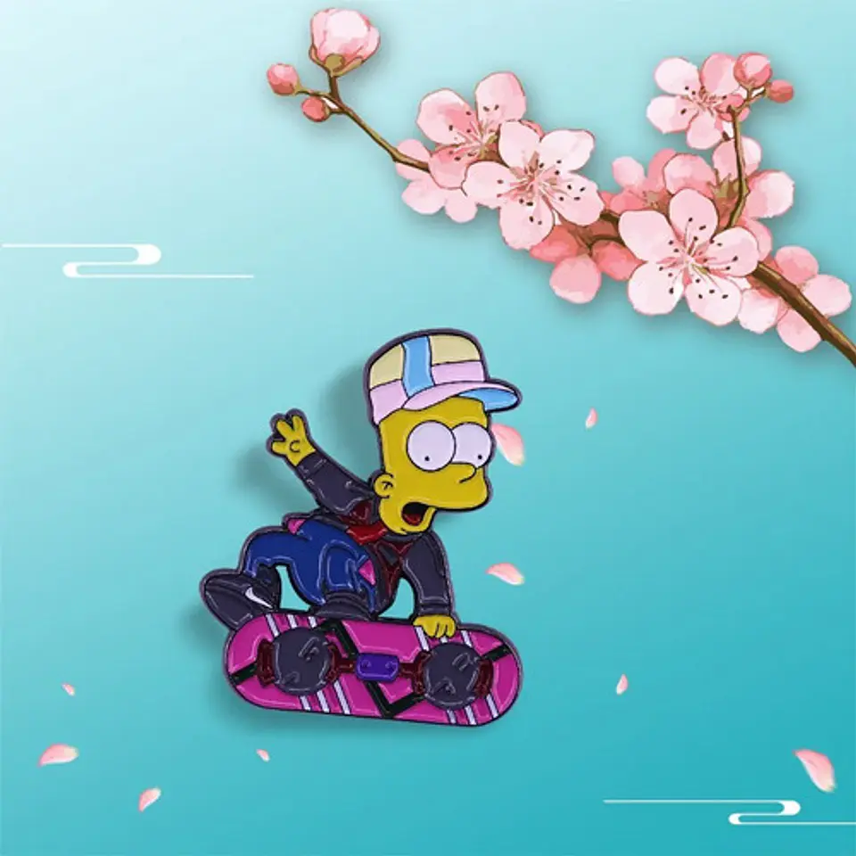 Pins De Bart Simpson / Los Simpson / Broches Metálicos 10