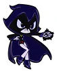 Pins De Raven / Teen Titans Go! / Broches Metálicos (pines) - Miniatura 1