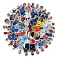 Estrellas Del Futbol - Set De 50 Stickers / Calcomanías - Miniatura 1