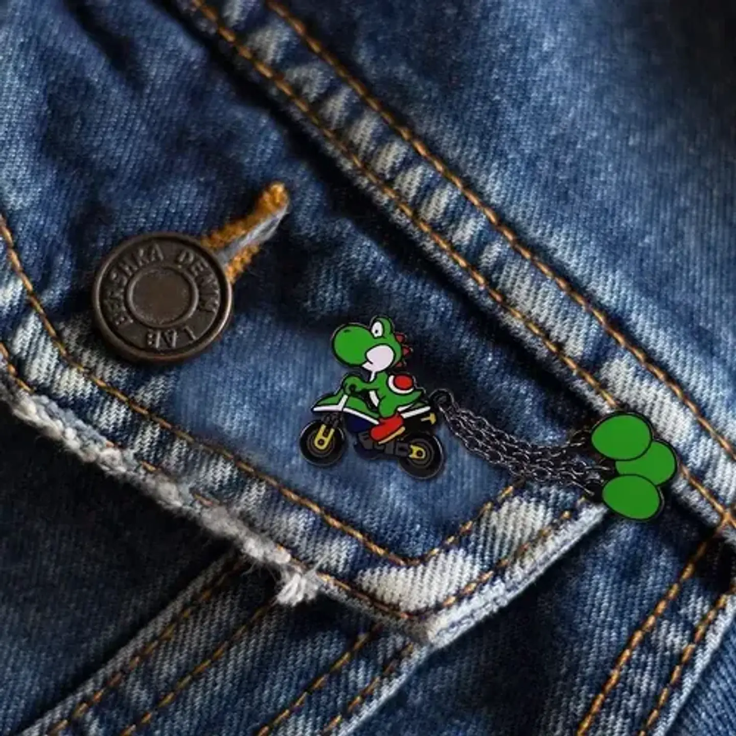 Pins Yoshi / Super Mario Bros. / Broches Metálicos (pines) 3