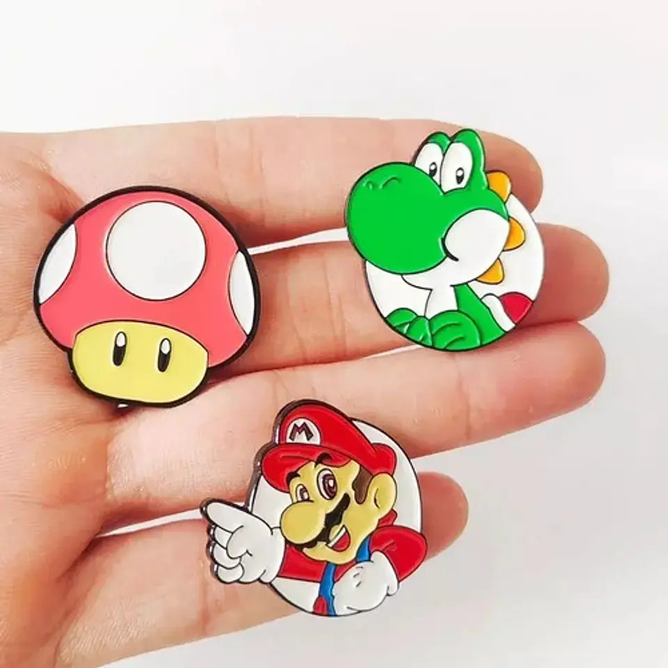 Pins Yoshi / Super Mario Bros. / Broches Metálicos (pines) 8