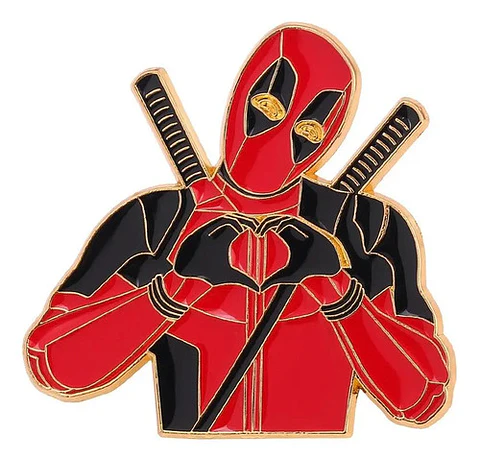 Pins De Deadpool / Marvel Comics / Broches Metálicos (pines)