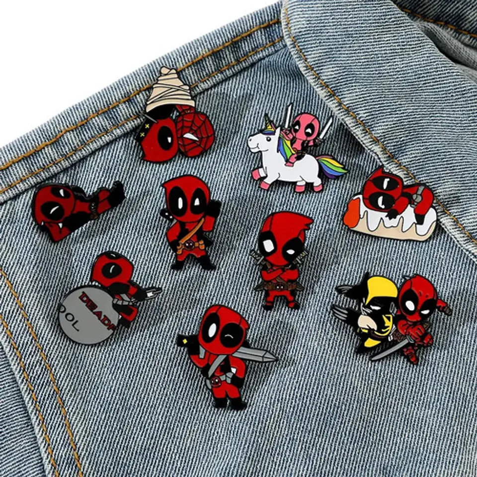 Pins De Deadpool / Marvel Comics / Broches Metálicos (pines) 7