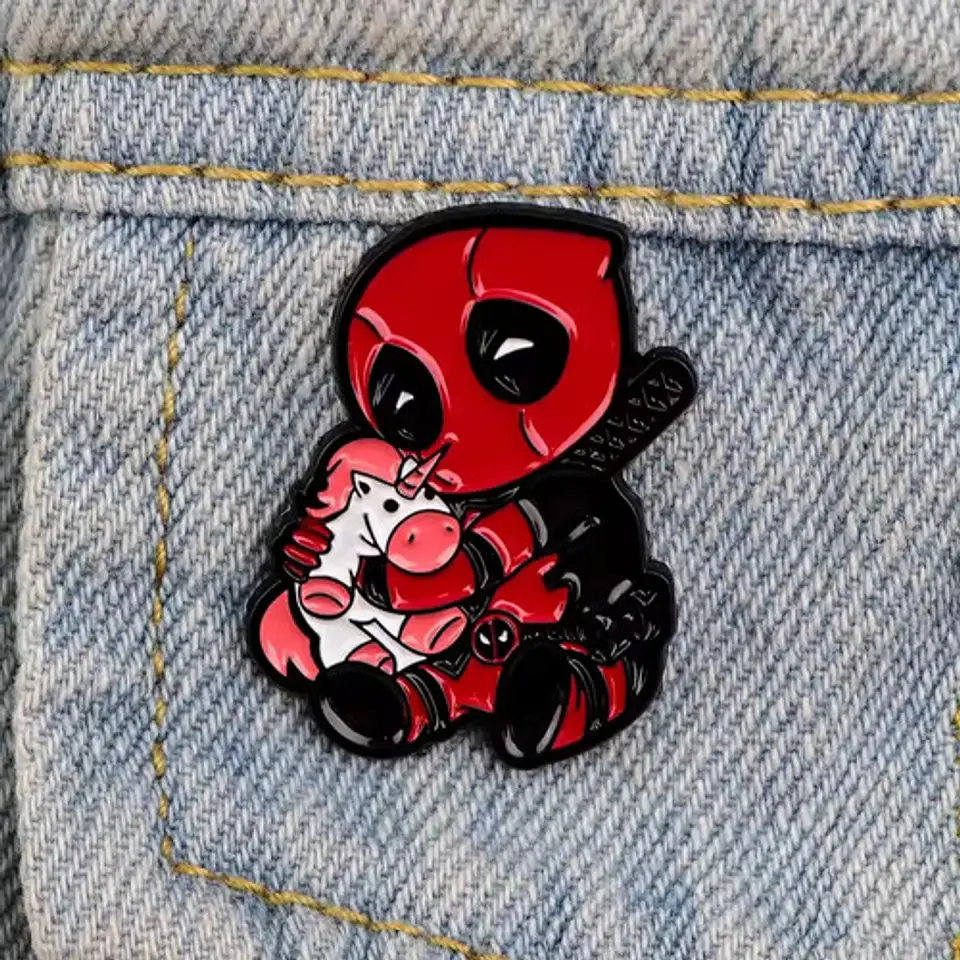 Pins De Deadpool / Marvel Comics / Broches Metálicos (pines) 12