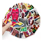 Visión / Marvel - Set De 50 Stickers / Calcomanías - Miniatura 2