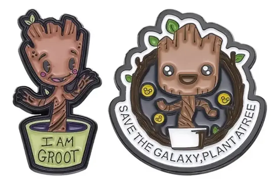 Pins De Groot / Marvel Comics / Broches Metálicos (pines) 12