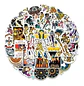 Saint Seiya - Set De 50 Stickers / Calcomanias / Pegatinas - Miniatura 1