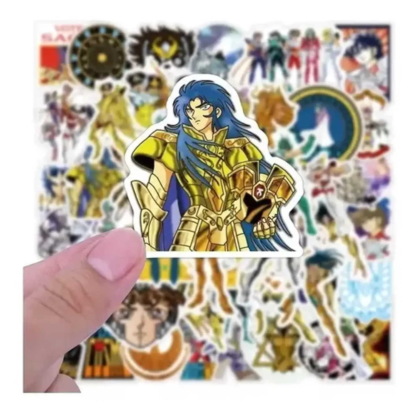 Saint Seiya - Set De 50 Stickers / Calcomanias / Pegatinas 3