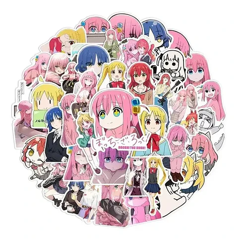 Bocchi The Rock! - Set 50 Stickers / Calcomanias / Pegatinas