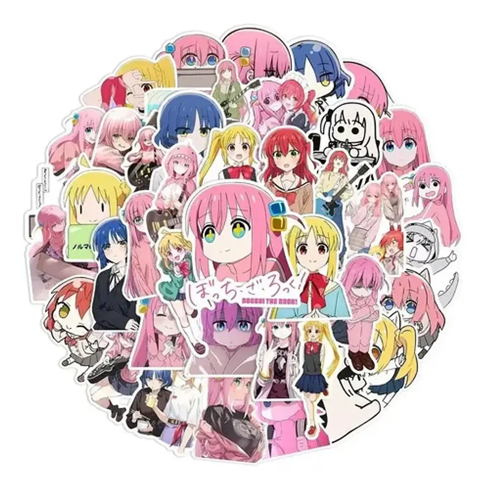 Bocchi The Rock! - Set 50 Stickers / Calcomanias / Pegatinas 1