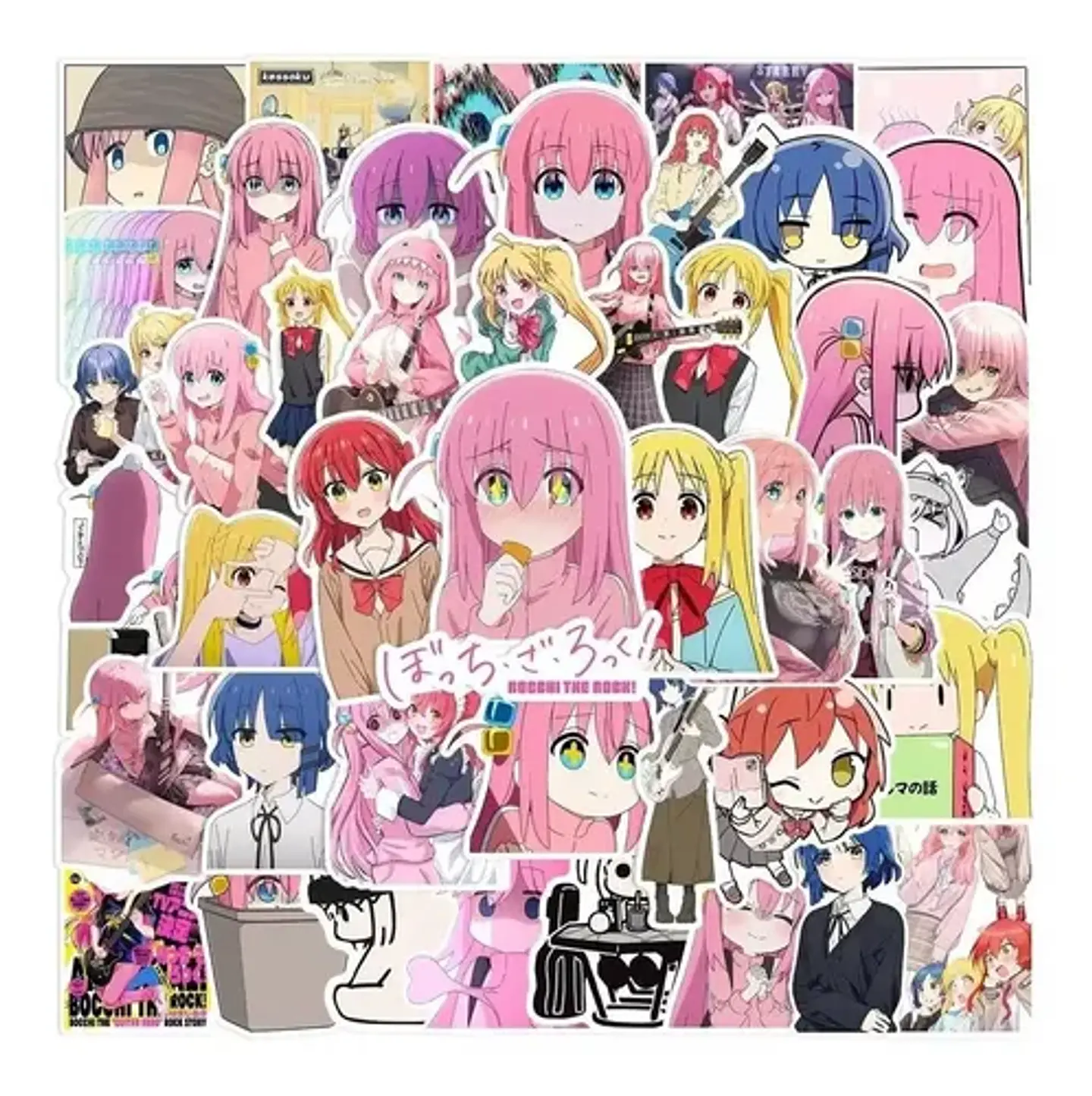 Bocchi The Rock! - Set 50 Stickers / Calcomanias / Pegatinas 4