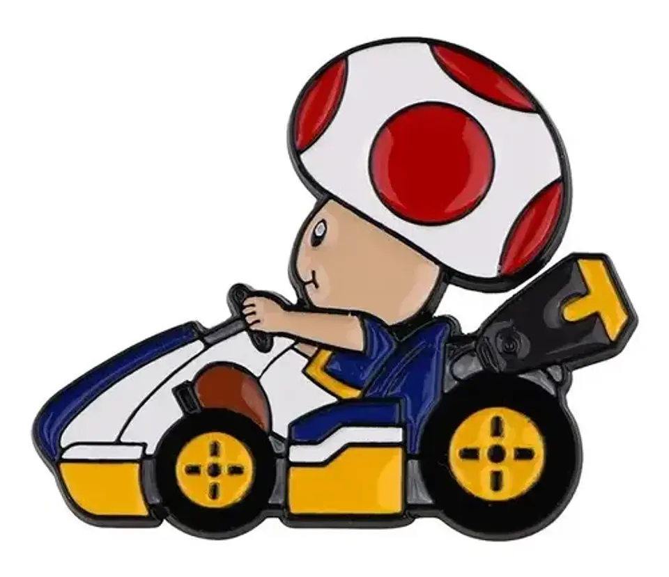 Pins De Toad / Super Mario Bros. / Broches Metálicos (pines) 1