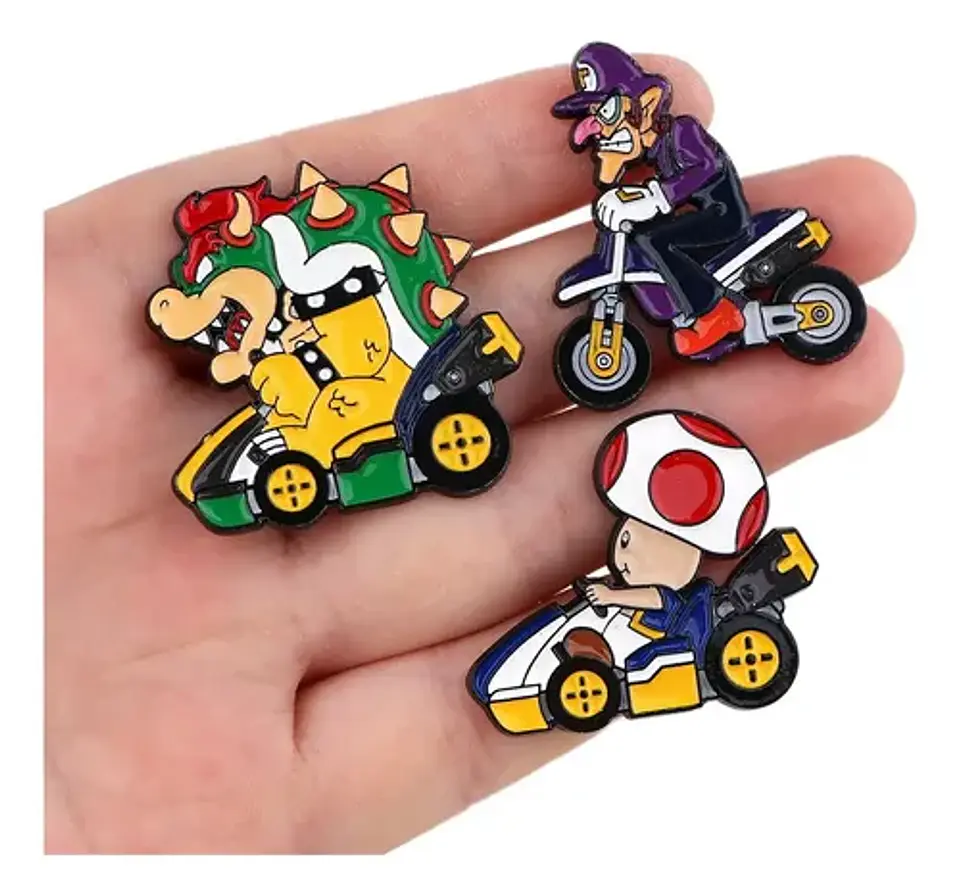 Pins De Toad / Super Mario Bros. / Broches Metálicos (pines) 2