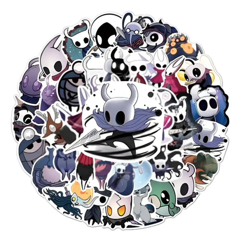 Hollow Knight - Set De 50 Stickers / Calcomanías / Pegatinas 1