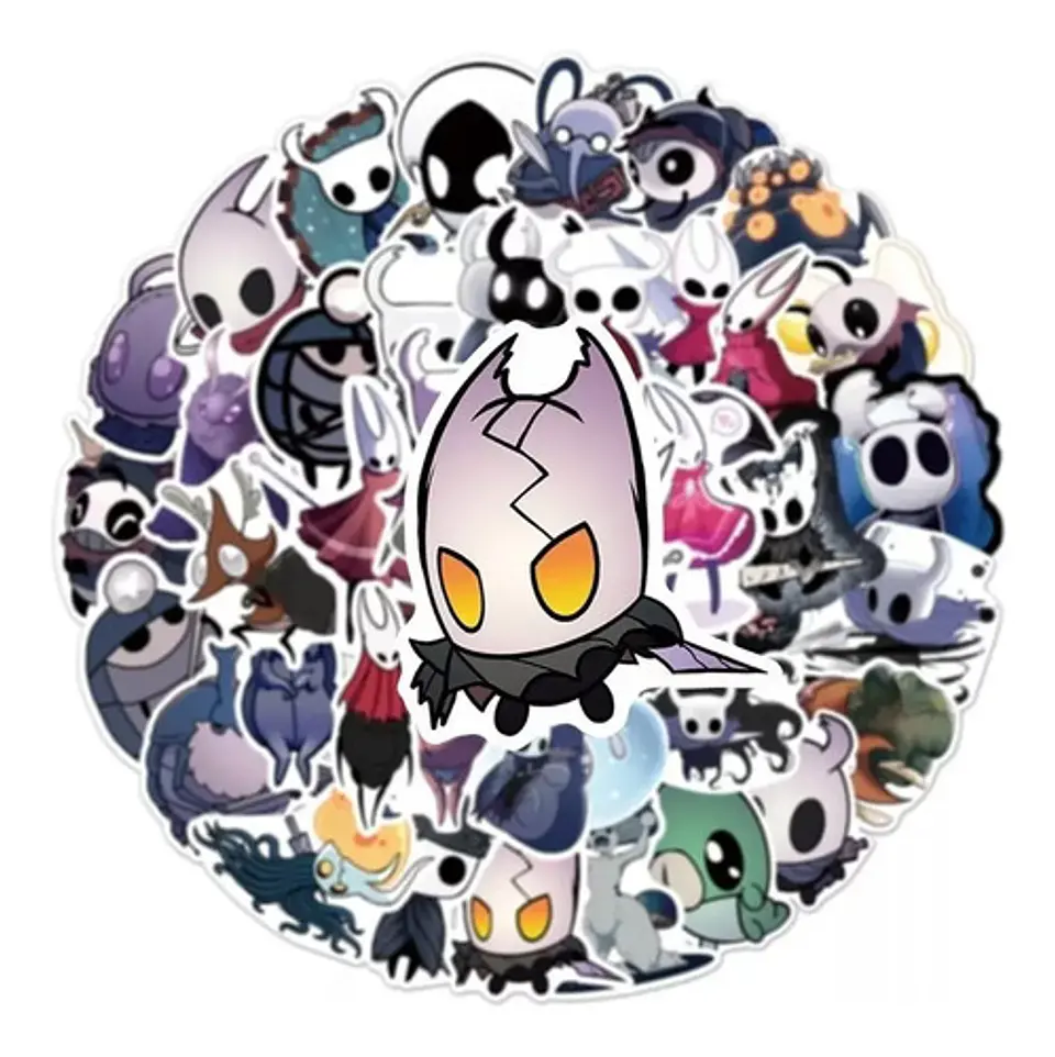 Hollow Knight - Set De 50 Stickers / Calcomanías / Pegatinas 3