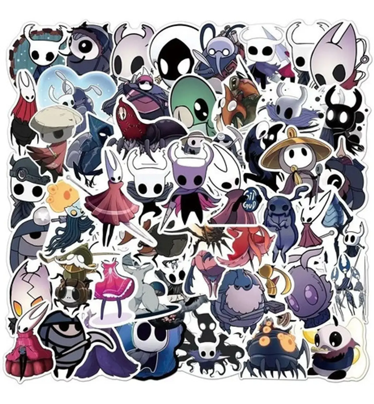 Hollow Knight - Set De 50 Stickers / Calcomanías / Pegatinas 4