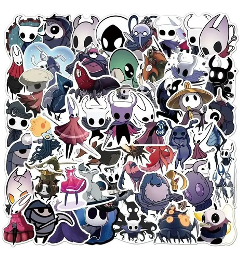 Hollow Knight - Set De 50 Stickers / Calcomanías / Pegatinas 4