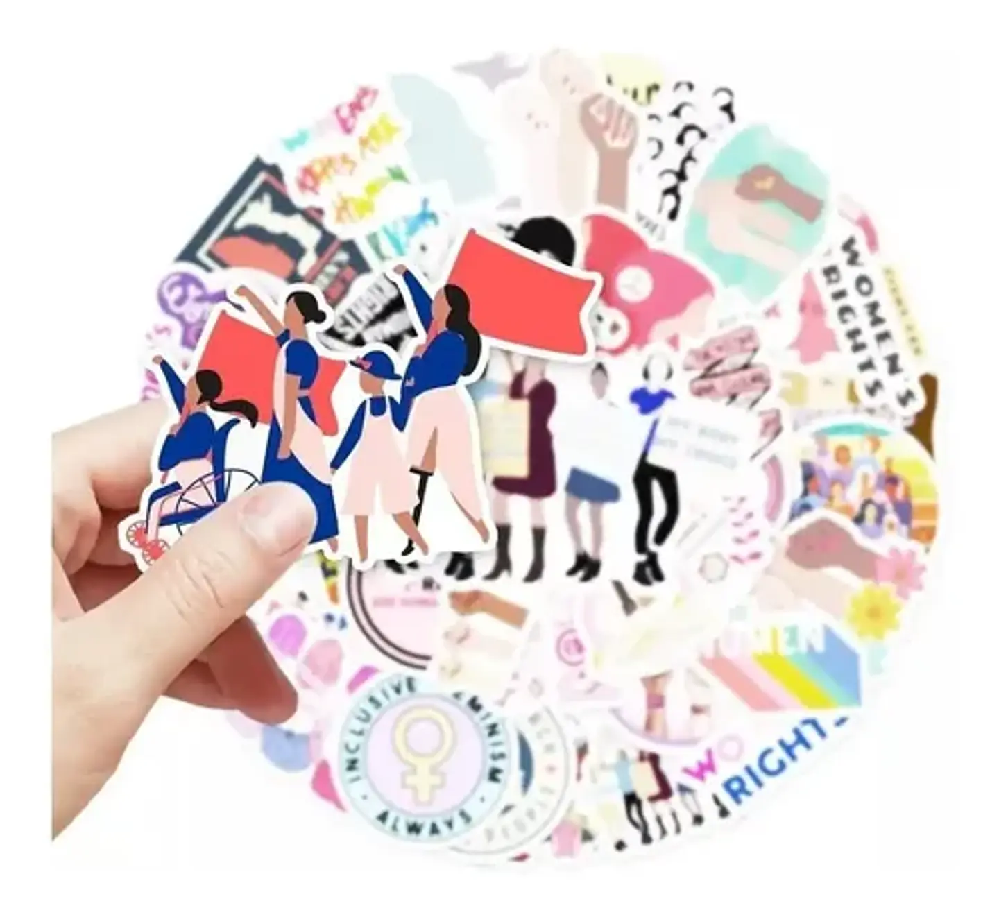 Feminismo - Set De 50 Stickers / Calcomanias / Pegatinas 3