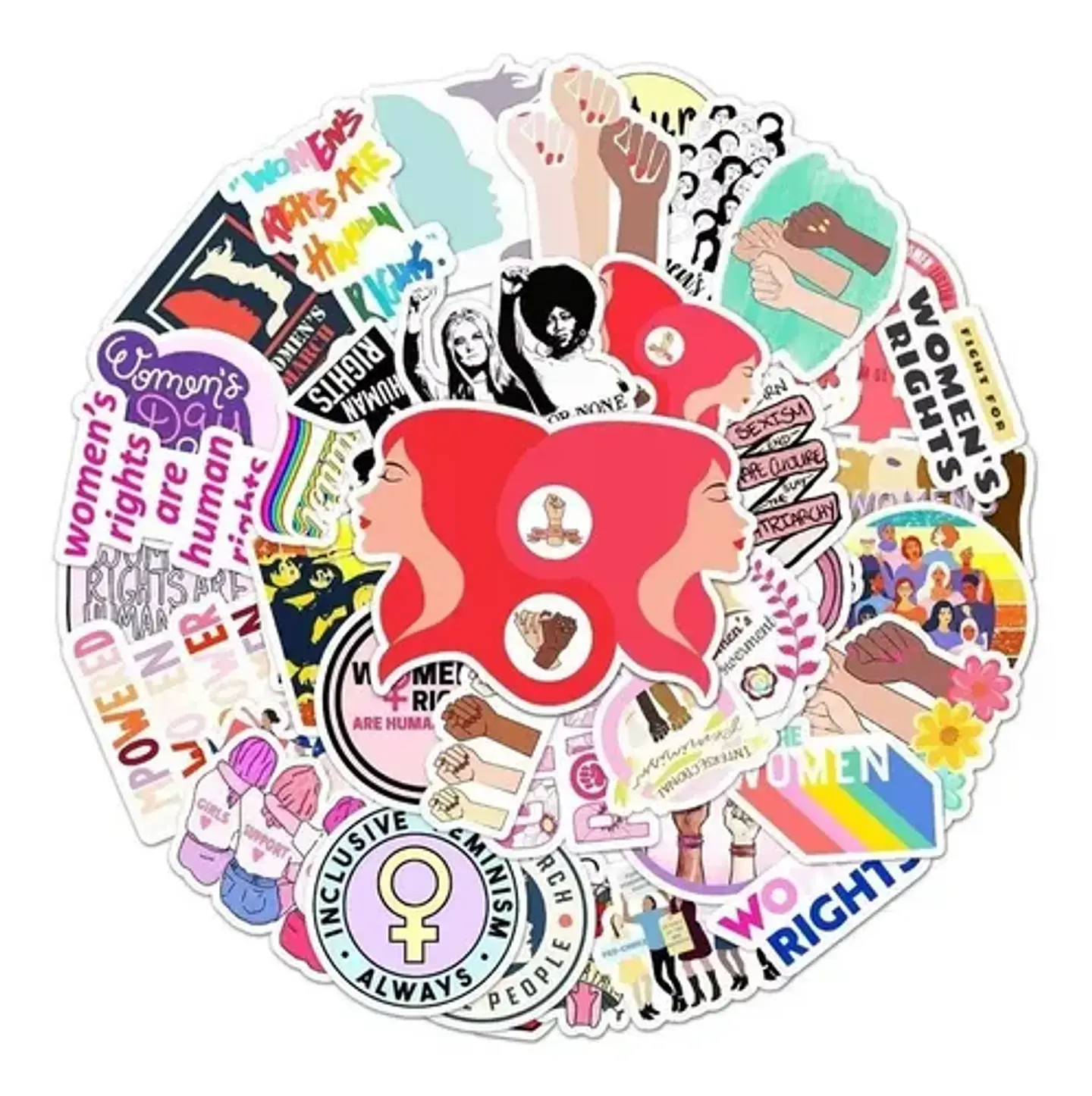 Feminismo - Set De 50 Stickers / Calcomanias / Pegatinas 4