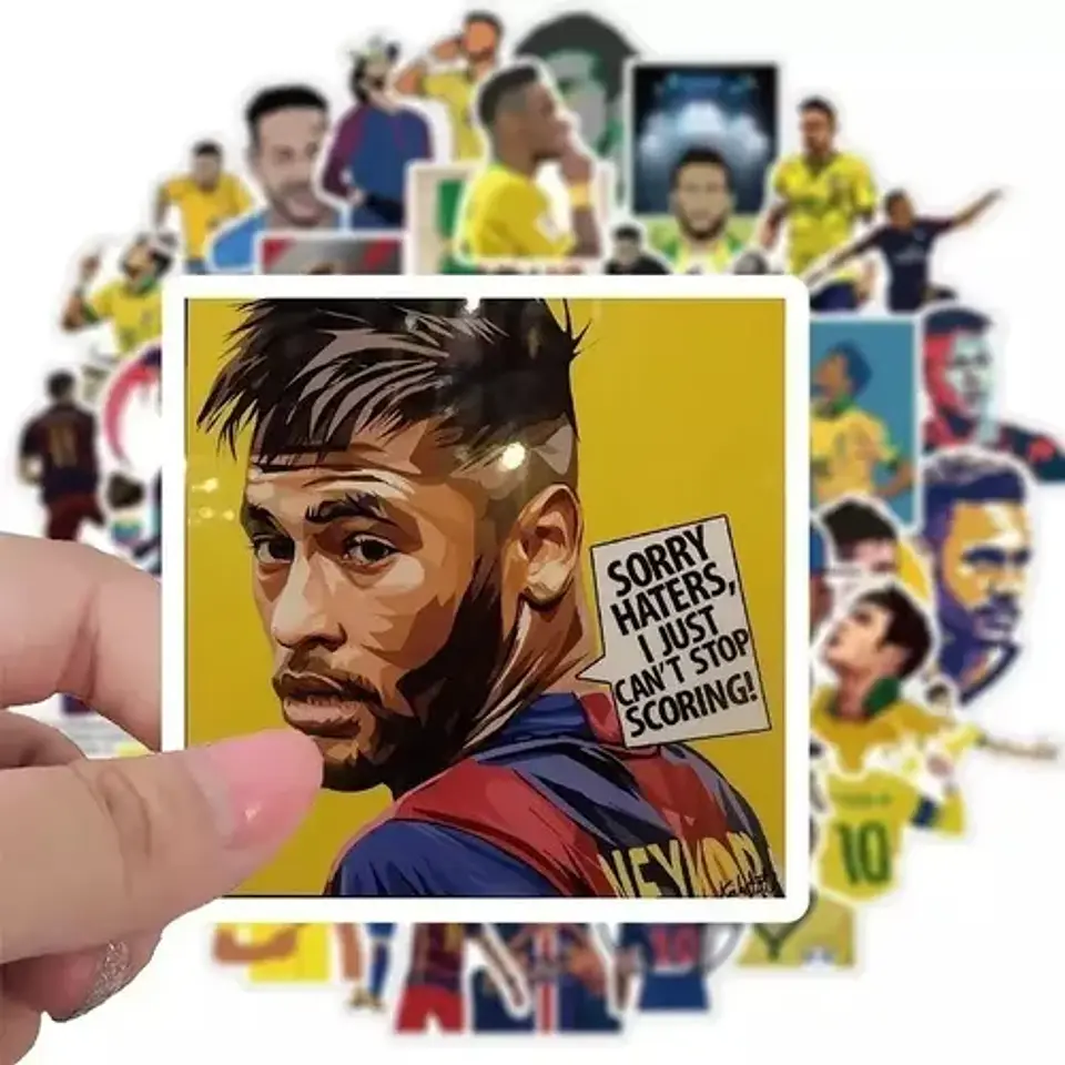 Neymar - Set De 50 Stickers / Calcomanias / Pegatinas 2