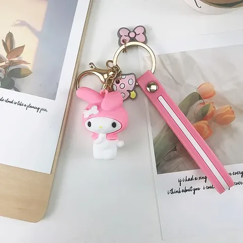 Llavero De My Melody Con Colgante + Gancho Para Colgar