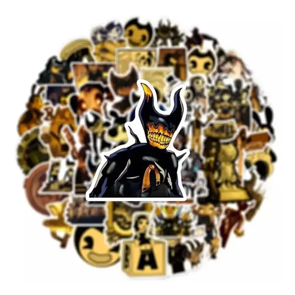 Bendy - Set De 50 Stickers / Calcomanias / Pegatinas 3