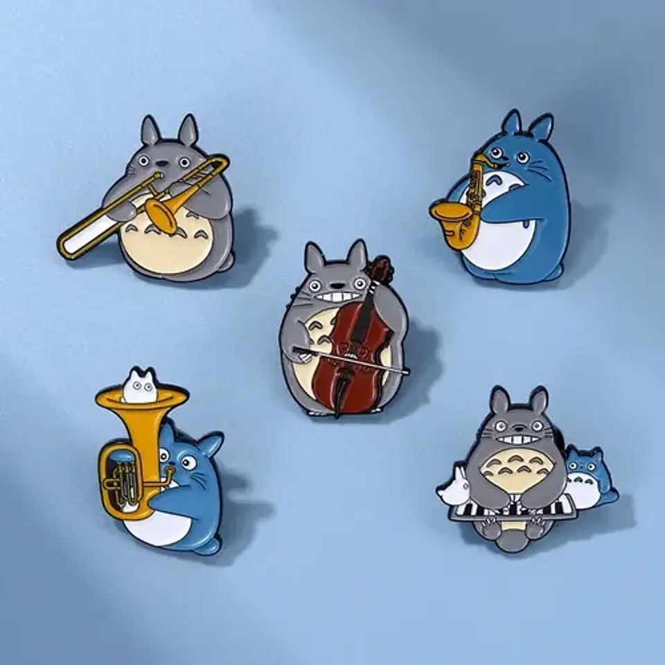 Pins De Totoro / Mi Vecino Totoro / Broches Metálicos 9