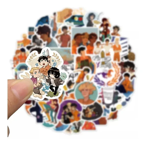 Percy Jackson - Set De 50 Stickers / Calcomanias / Pegatinas