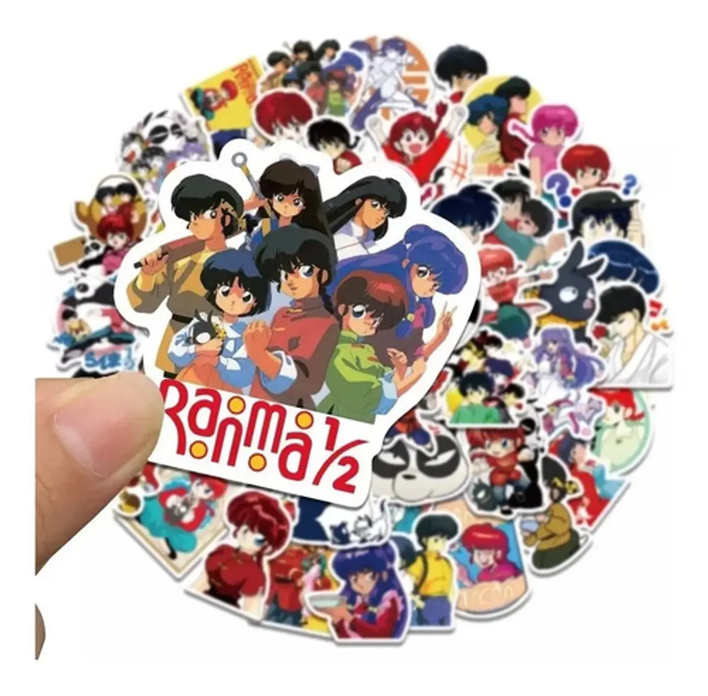 Ranma ½ - Set De 50 Stickers / Calcomanias / Pegatinas 2