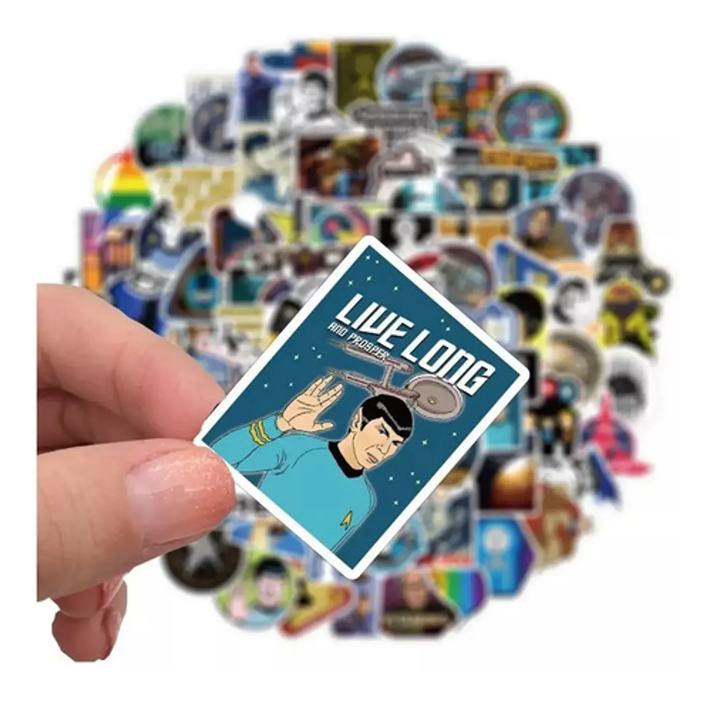 Star Trek - Set De 50 Stickers / Calcomanías / Pegatinas 3