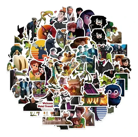 Hotel Transylvania - Set De 50 Stickers / Calcomanias