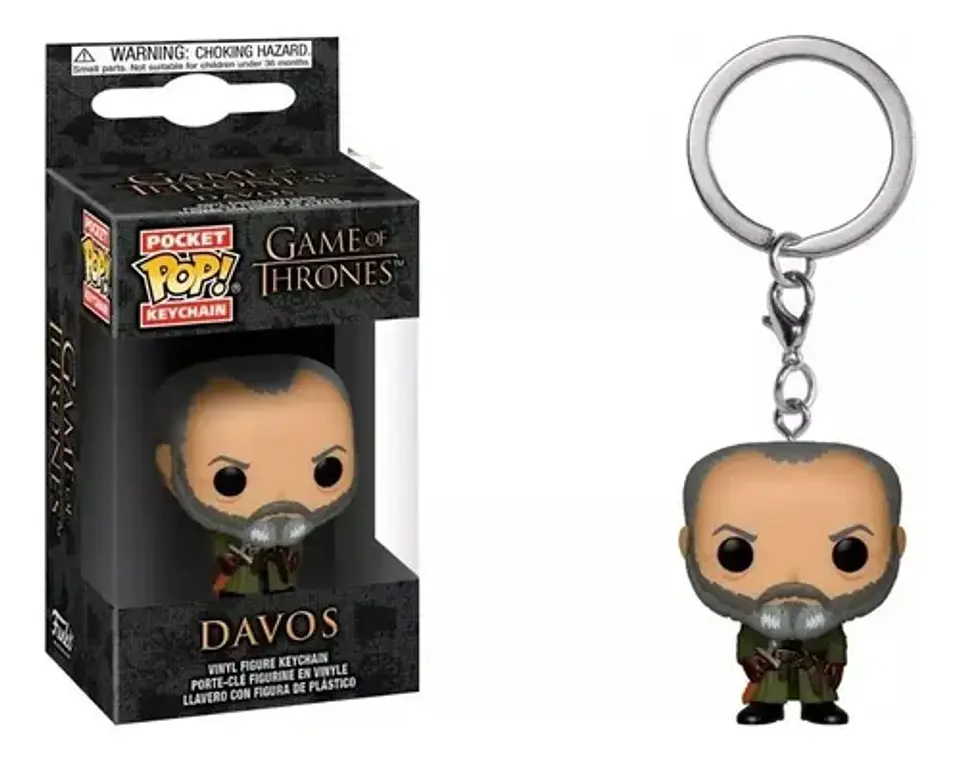 Llavero De Davos / Game Of Thrones - Incluye Caja Funko 1