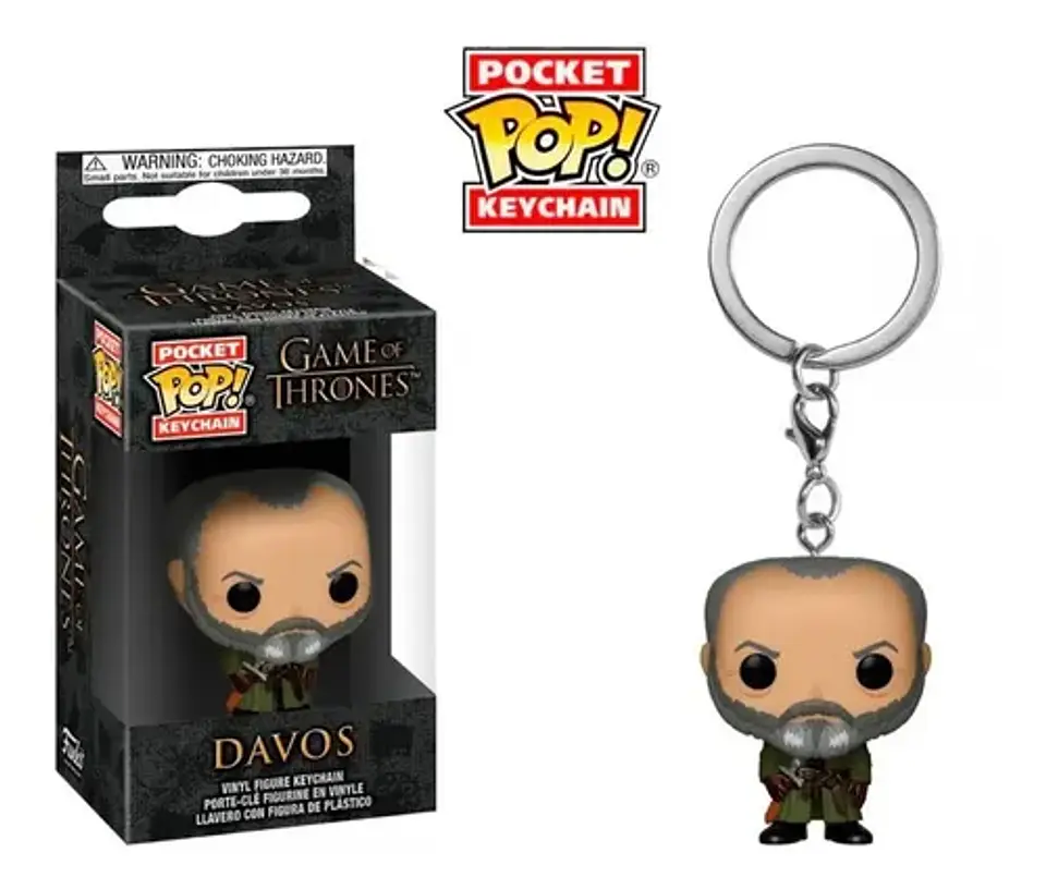 Llavero De Davos / Game Of Thrones - Incluye Caja Funko 4