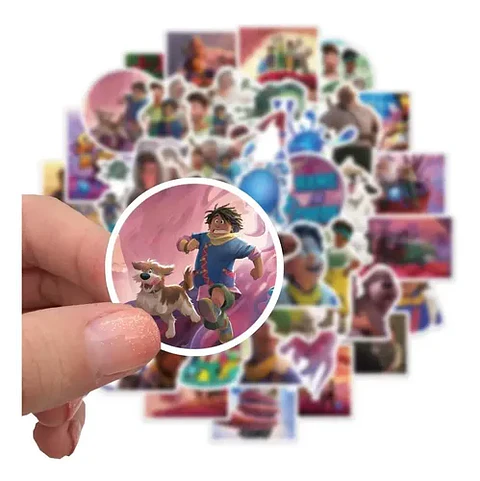 Un Mundo Extraño - Set De 50 Stickers / Calcomanías